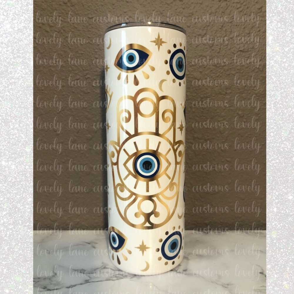 Evil eye 20oz tumbler 🧿 🪬